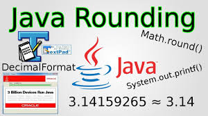 java rounding numbers math round