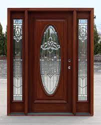 Exterior Door With Oval Glass