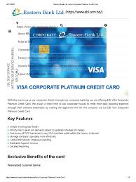 We did not find results for: Eastern Bank Ltd Visa Corporate Platinum Credit Card Airport Lounge Visa Inc