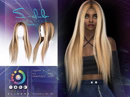 long highlight hair nadia by s club