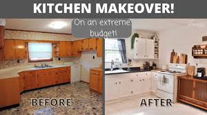kitchen makeover on an extreme budget