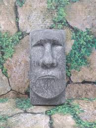Tiki God Stone Handmade Concrete Statue
