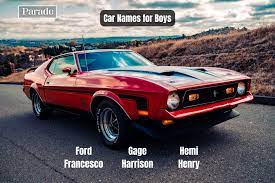 80 best car names for boys parade