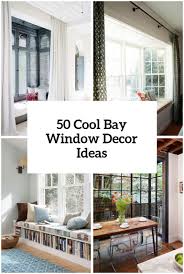 Window valance, lined or unlined ikat curtain valance 50x14 50x16 50x18 50x20 custom window treatments. 50 Cool Bay Window Decorating Ideas Shelterness