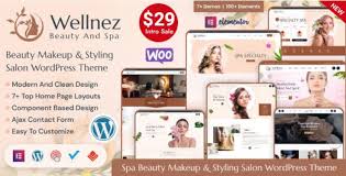 beauty spa wellness salon wordpress