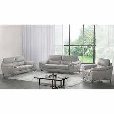 The 283 is fully customizable in our vast array of fabrics. Cadence 3 Piece Top Grain Leather Set Sofa Loveseat Chair Costco