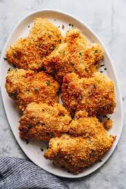 crispy baked en thighs the