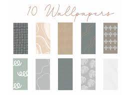 10 iPhone Wallpapers Pack Cool Neutral ...