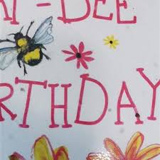 Bumble bee birthday party invitation bee hive birthday party from bumblebee birthday invitations premium quality card with gloss finish size 6 x 4 and 350gsm free white diamond flap envelopes with. Hap Bee Birthday Card