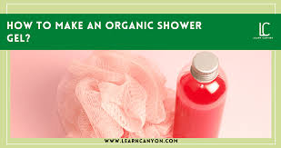 homemade organic shower gel