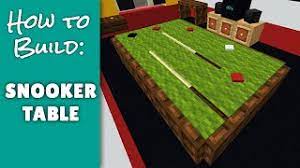 snooker table minecraft furniture