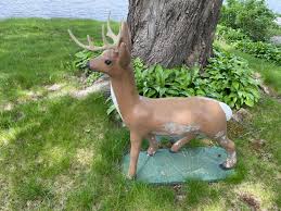 Sold Cement Deer Statue