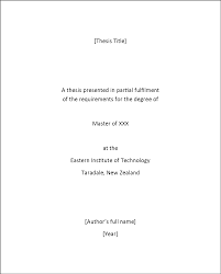 Sample thesis proposal cover page Prices 