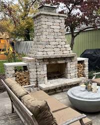 Barrington Outdoor Fireplace Kit