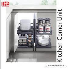 modular kitchen corner unit size