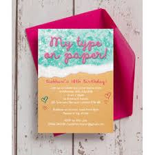 Personalised 18th Birthday Party Invitations