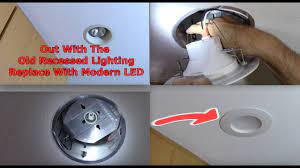 replace old recessed lighting with led