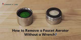 a faucet aerator without a wrench