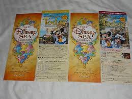 I tried to go to the official tokyo disneyseadisneyland to buy a 1 day ticket but the. Tokyo Disneysea Guide Map Today Sep Oct 2007 Japanese Disneyland Ebay