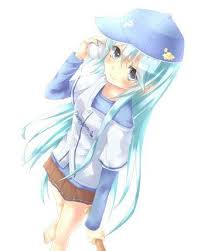 Résultat de recherche d'images pour "anime girl with blue hair"