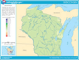 Map Of Wisconsin Lakes Streams And Rivers