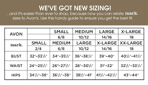 Avon Size Charts For Women And Men Fashion As Well As