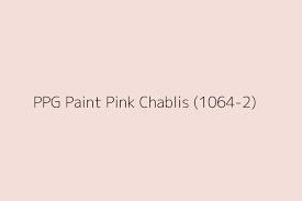Ppg Paint Pink Chablis 1064 2 Color