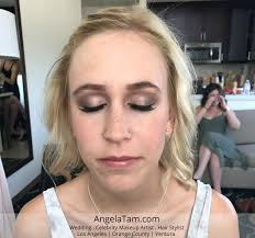 bridesmaid soft natural eyes makeup