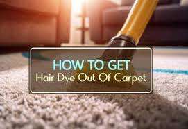 how to get hair dye out of carpet fast