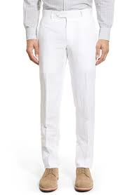 linen pants for a beach wedding with an