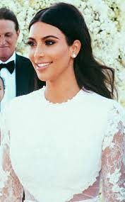 kim kardashian wedding detail of her