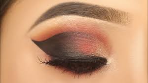 black and red eye makeup tutorial