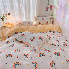 Cute Rainbow Bedding Set Rainbow