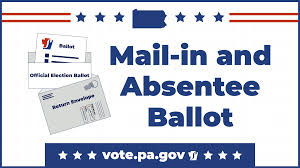 mail in and absentee ballot