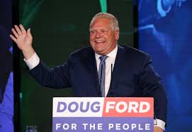 Premier ford and minister elliott make an announcement. Doug Ford Brother Of Late Toronto Mayor Rob Ford Wins Ontario Election