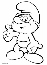 Coloring pages on smurfs are popular among children of all age groups. Printable Smurf Coloring Pages For Kids