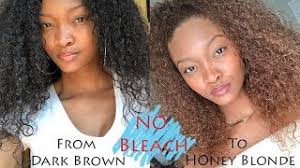 Caramel, chocolate, toffee, and honey garnier's brown hair color choices include shades that range from warm to cool to neutral. Dark Brown To Honey Blonde No Bleach Dark N Lovely Youtube