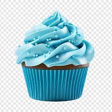 Cupcakes Clipart Blue Cupcakes Blue Transparent Free For Download On  gambar png