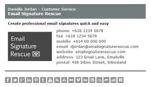 Nice Greytone Email Signature In Html And Css Email Signatures