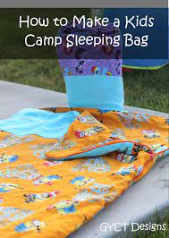 7′ by 14′ finished length. How To Make A Kids Camp Sleeping Bag Tutorial Sew Simple Home