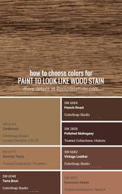 How To Faux Stain With Paint That