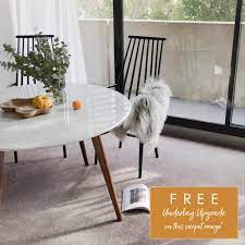 The soft material installed underneath the carpet helps in many ways, from protecting the carpet from wear, softening noise between floors and providing an additional layer of softness underfoot. Facebook