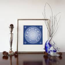 Personalized Birth Chart Art Print Gift Ideas High Quality