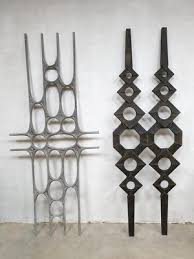 Brutalist Metal Wall Art Sculpture