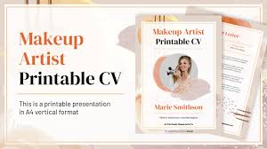 makeup artist printable cv google