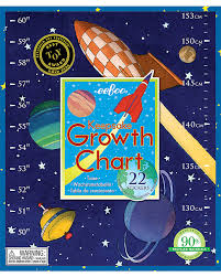 Eeboo Outer Space Growth Chart With 22 Stickers Unisex