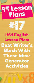 99 Lesson Plans 17 Beat Writers Block In Ks1 English With These