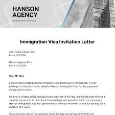 free visa invitation letter templates