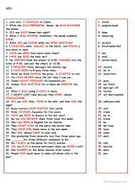 ćwiczenia Past Simple Continuous Perfect - PAST SIMPLE-PAST CONTINUOUS-PRESENT PERFECT - English ESL Worksheets for  distance learning and physical classrooms