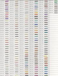 Japanese Miyuki Delica Color Chart 1340 1793 Seed Bead
